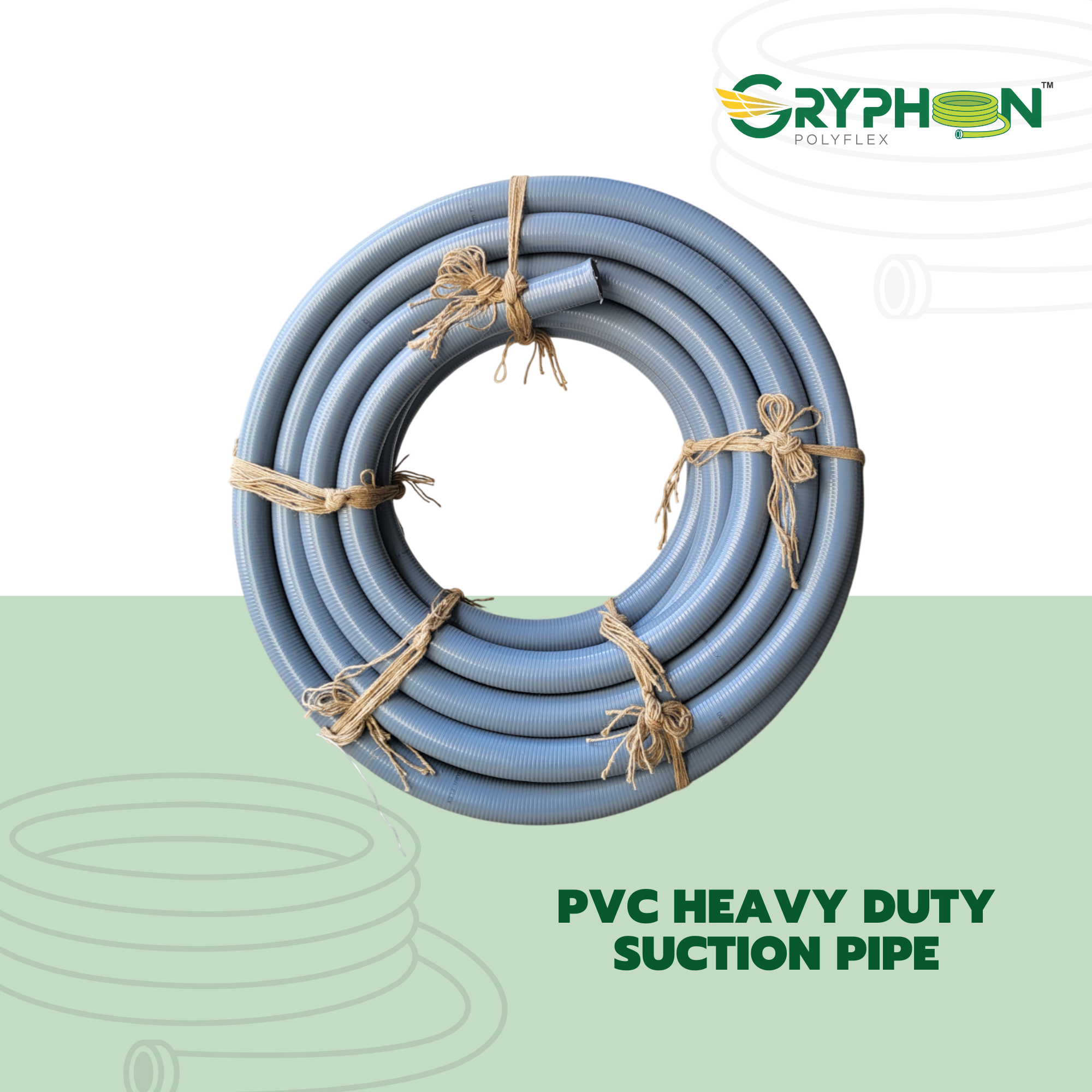 Flexible PVC Suction Hose Pipe (Heavy Duty) Wholesale Supplier.